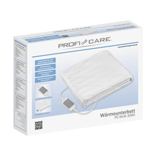 Couverture chauffante Proficare PC-WUB 3060 Blanc