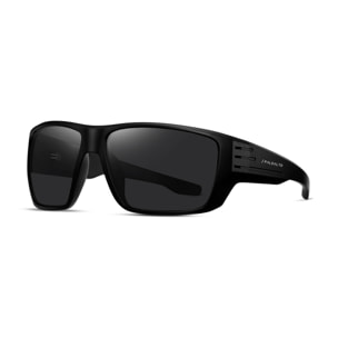 Gafas de sol PALO ALTO SKATE - Negro mate / Polarizada ahumada