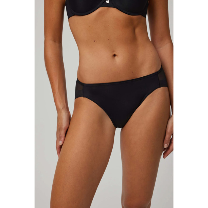 Slip di tulle nere