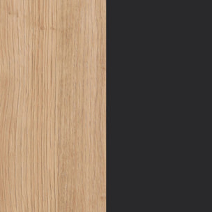 Mesa redonda extensible Asuna Roble Negro