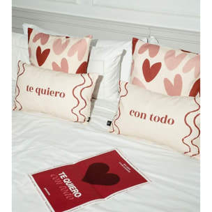 Funda de Cojín "Te quiero con todo"