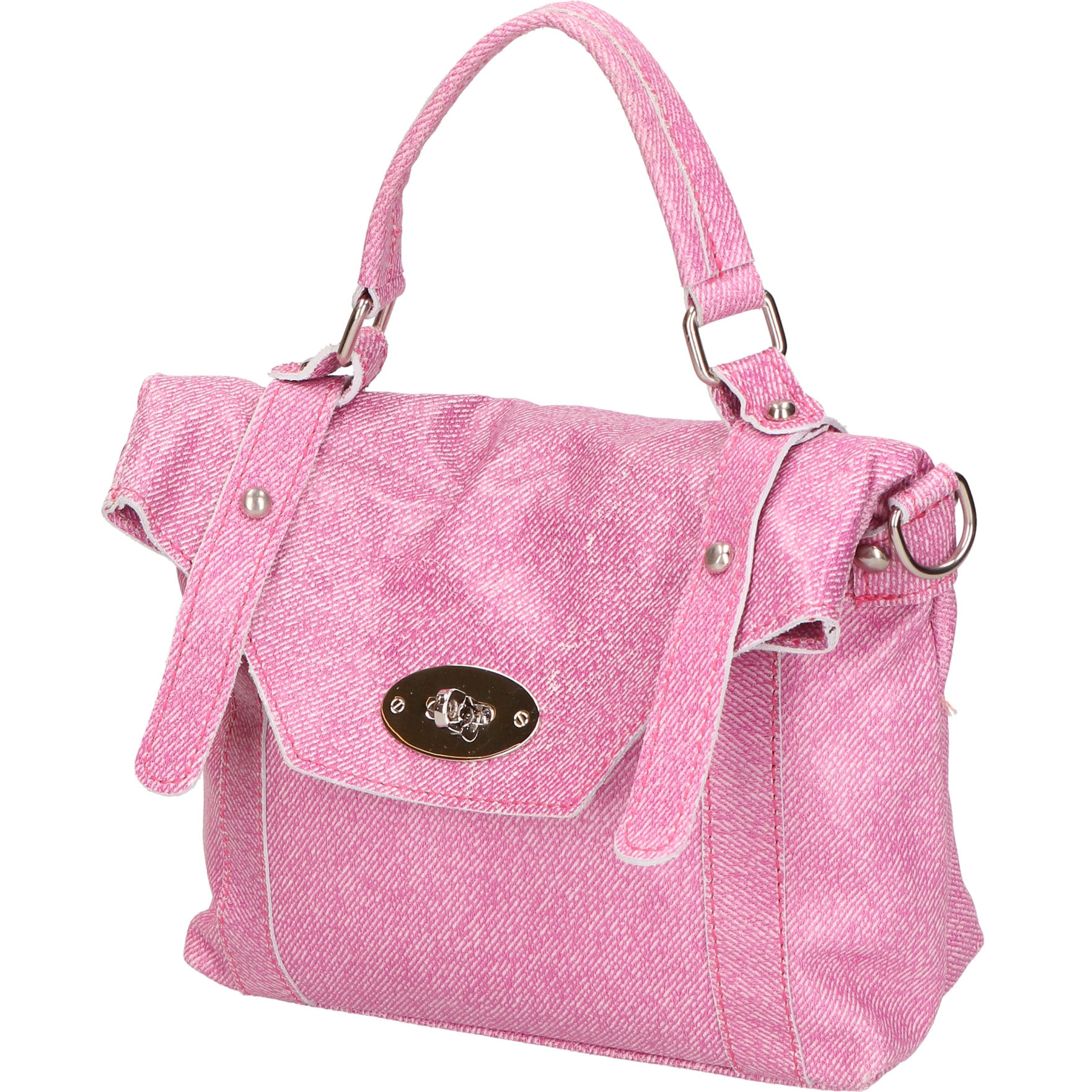 Borsa a mano  da donna In Vera pelle Made in Italy 25x17x6 cm