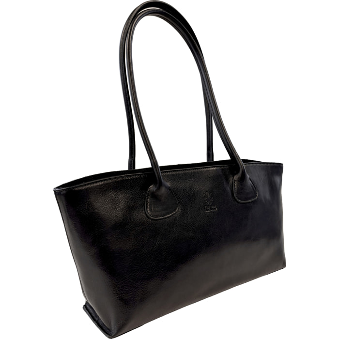 Borsa a Spalla Elegante Borsa Shopper da Donna in Pelle Lucida