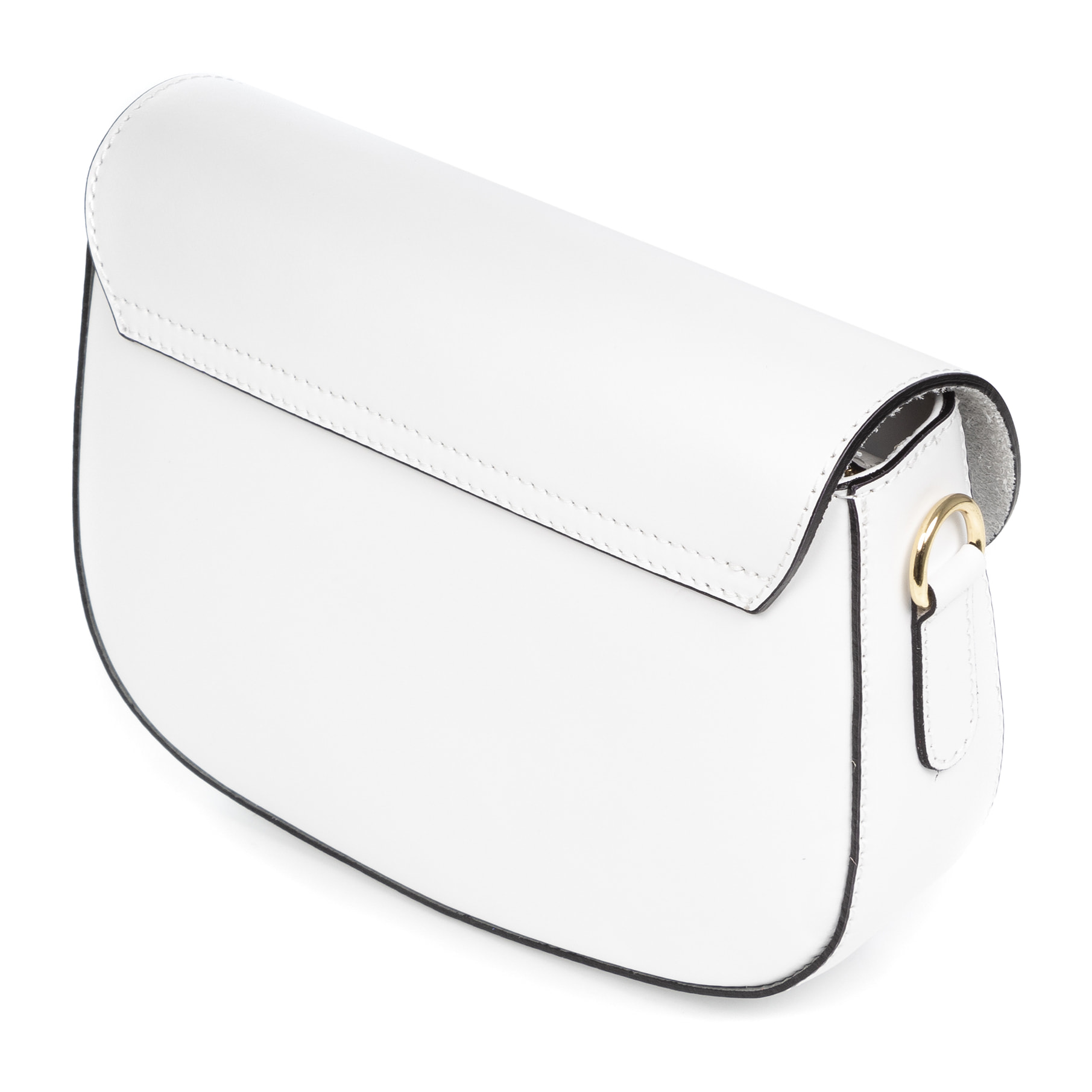 Anghiari borsa a tracolla donna. Pelle autentica finitura Ruga