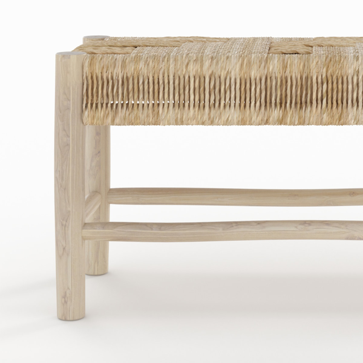 Banc 2 places en branche de teck - Popa
