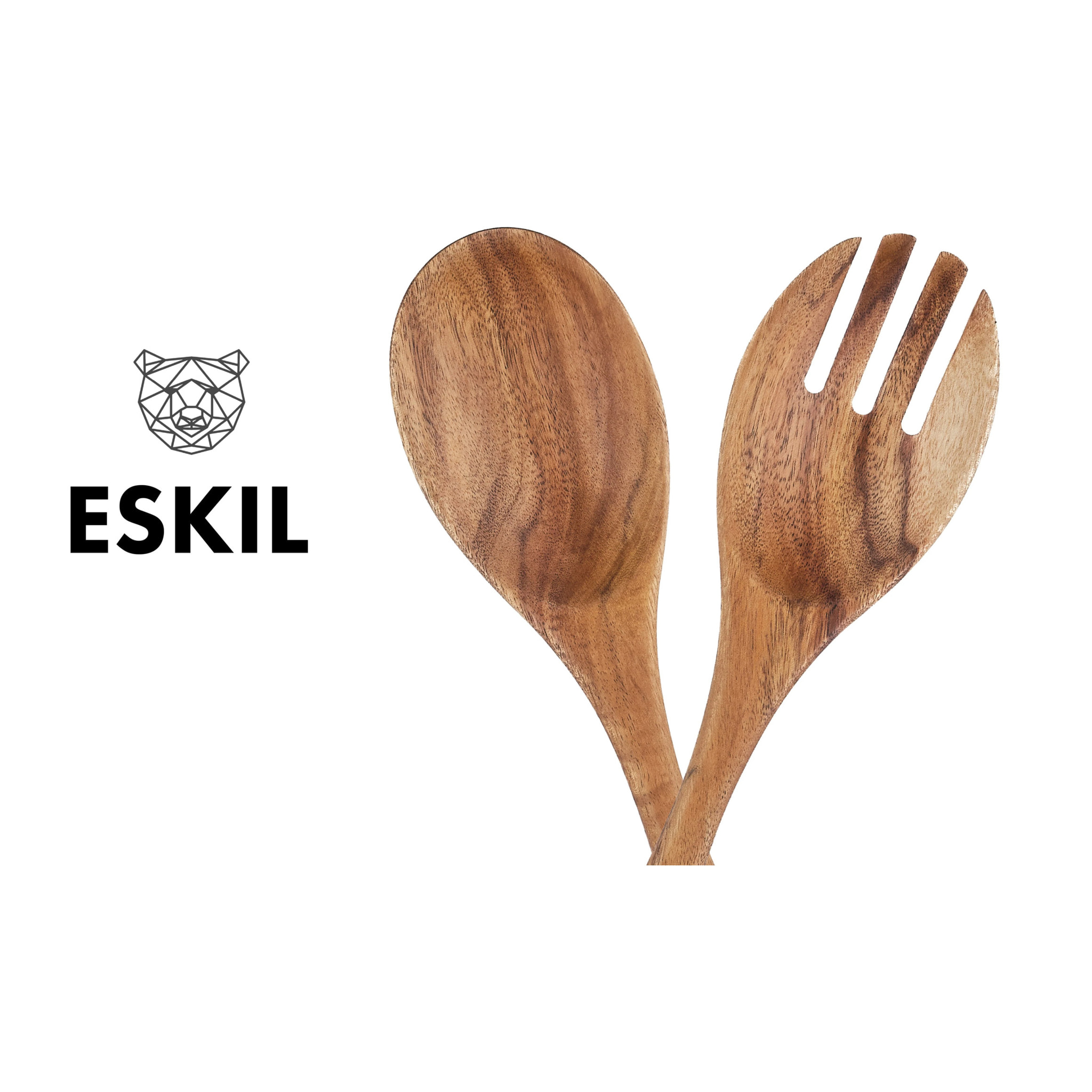 Couverts à salade en bois d'acacia ESKIL