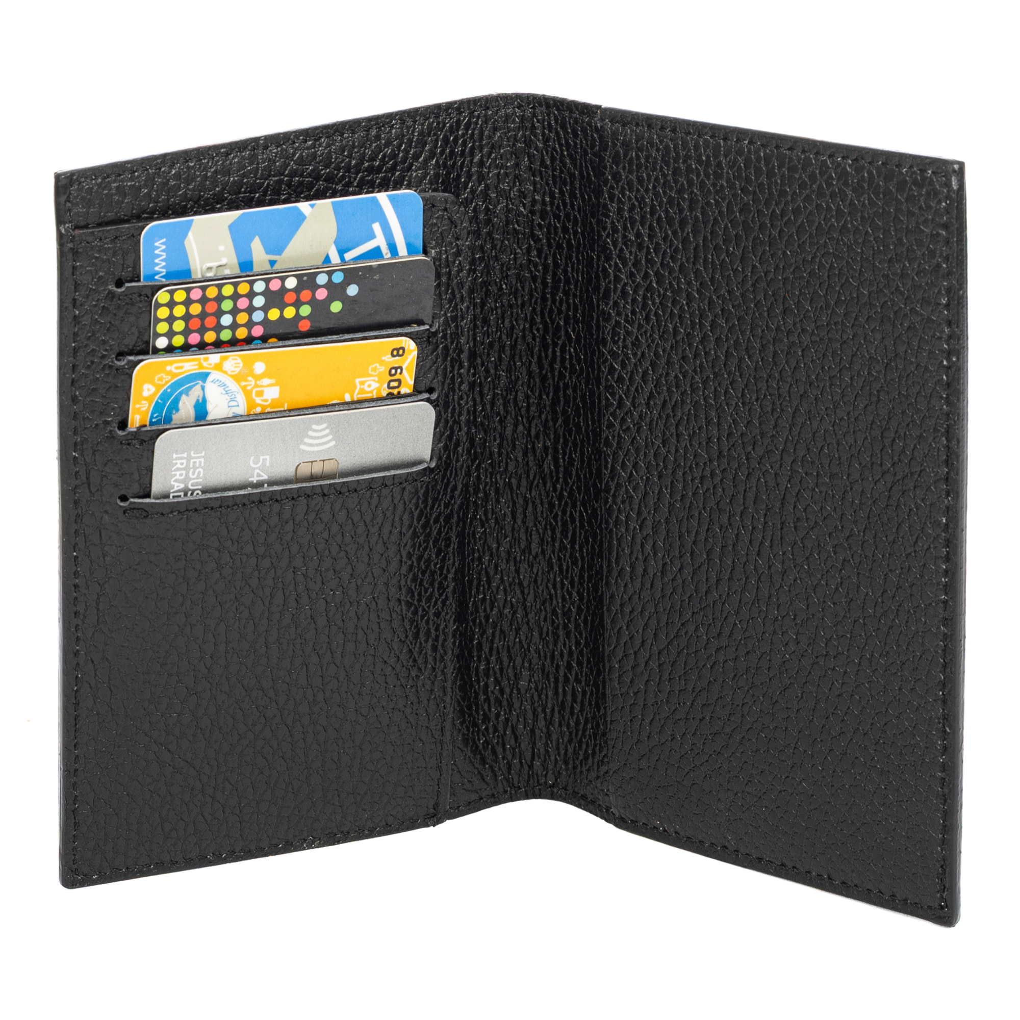 Azzano tarjetero billetero de piel auténtica Dollaro.