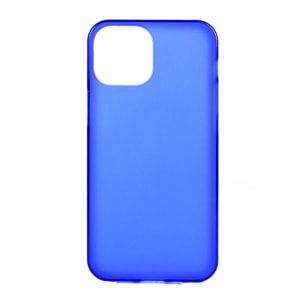 Custodia in silicone per iPhone 13 Mini. Finitura opaca semi trasparente con bordi lucidi.