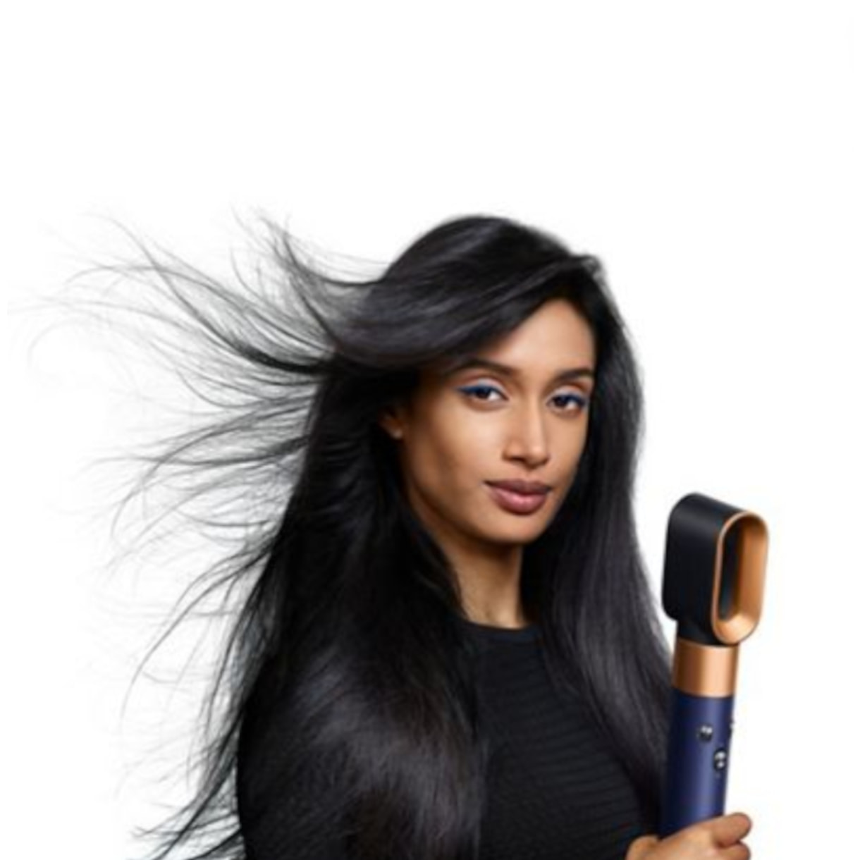 Multi-styler Dyson Airwrap i.d.™ - Cheveux raides à ondulés (Bleu de Prusse/Cuivré)
