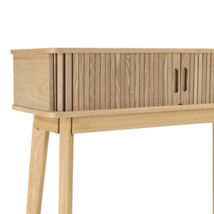 AGATHE - Console 80x30cm en bois couleur naturelle