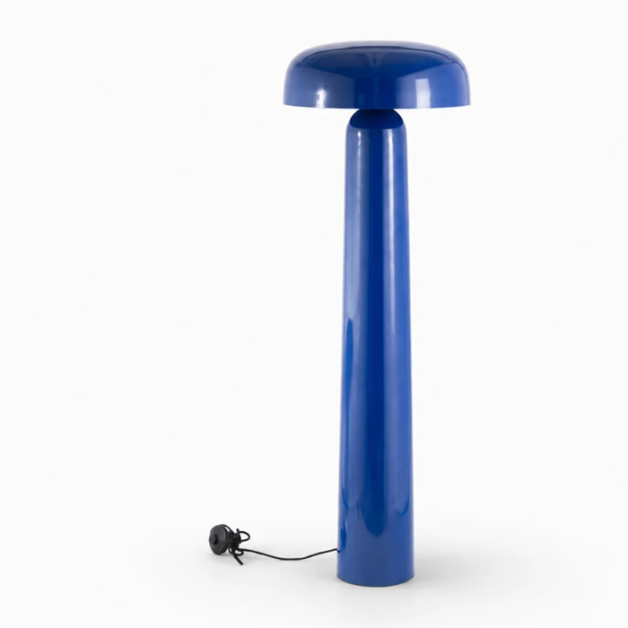 Lampadaire en métal bleu foncé - Livia