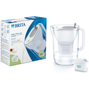 Carafe filtrante BRITA style grise