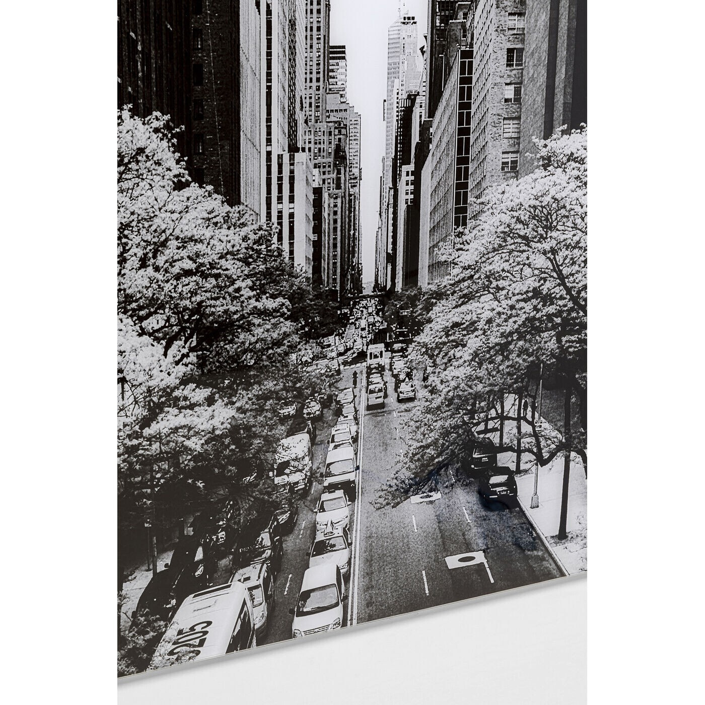 Tableau en verre rues de New York 80x120cm Kare Design