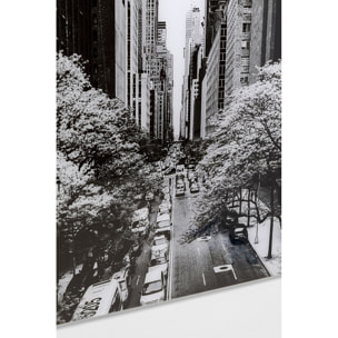 Tableau en verre rues de New York 80x120cm Kare Design