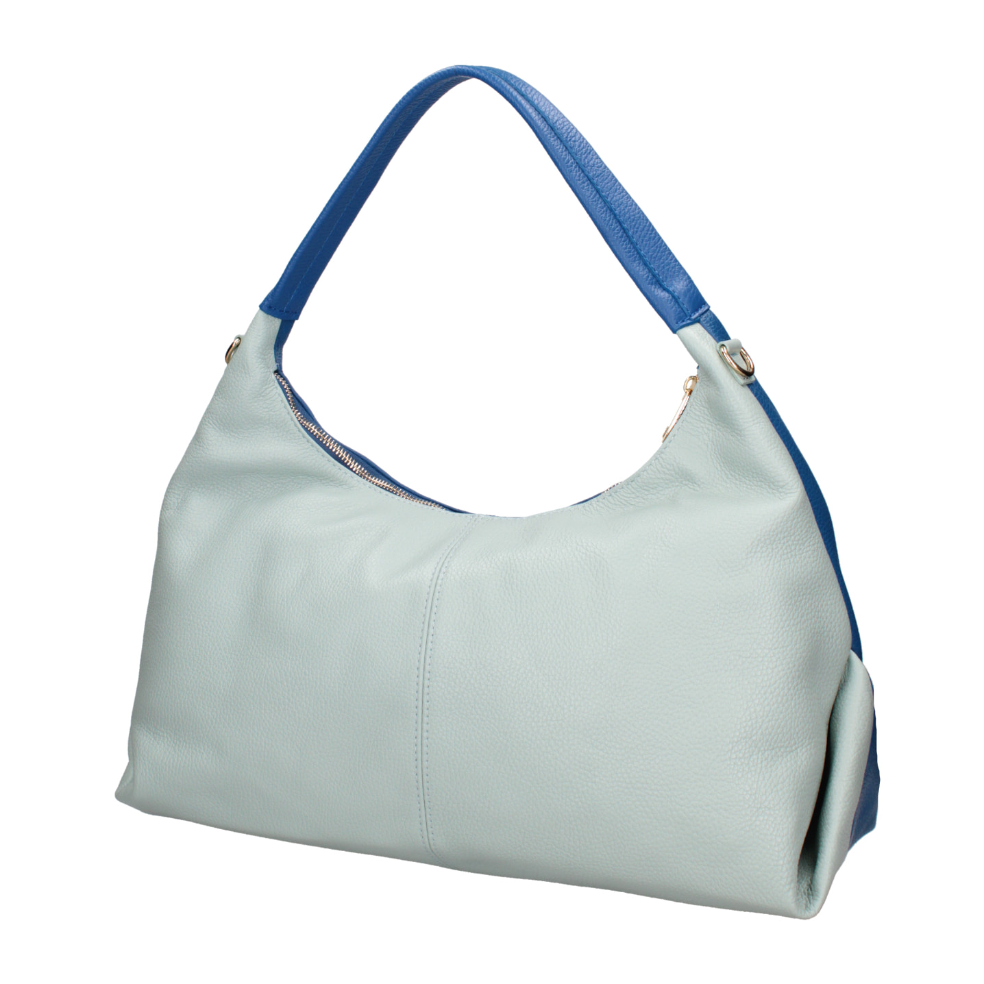 Borsa a spalla da donna In Vera pelle Made in Italy 45x30x16 cm