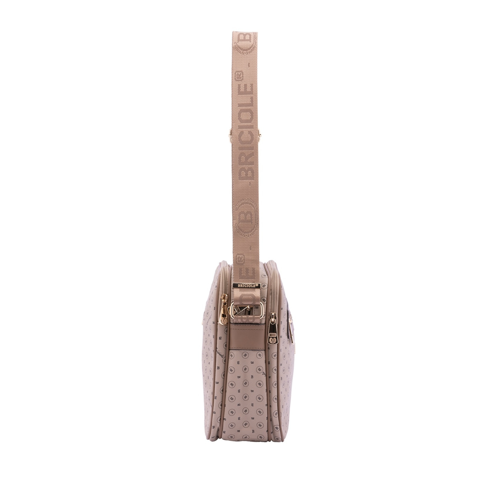 Borsa a tracolla da donna - Modello Iduna - Ecopelle e poliestere - 24.0 x 29.0 x 11.0 cm