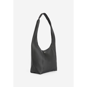 Borsa hobo a spalla in similpelle