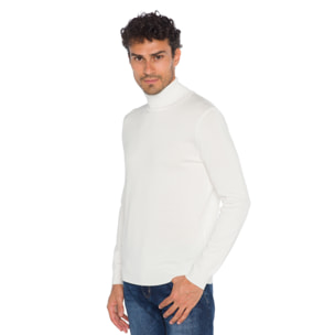 Jersey Hot Buttered cuello alto Yorkeys color blanco