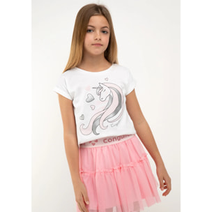 Conguitos - T-shirt a maniche corte casual stampata