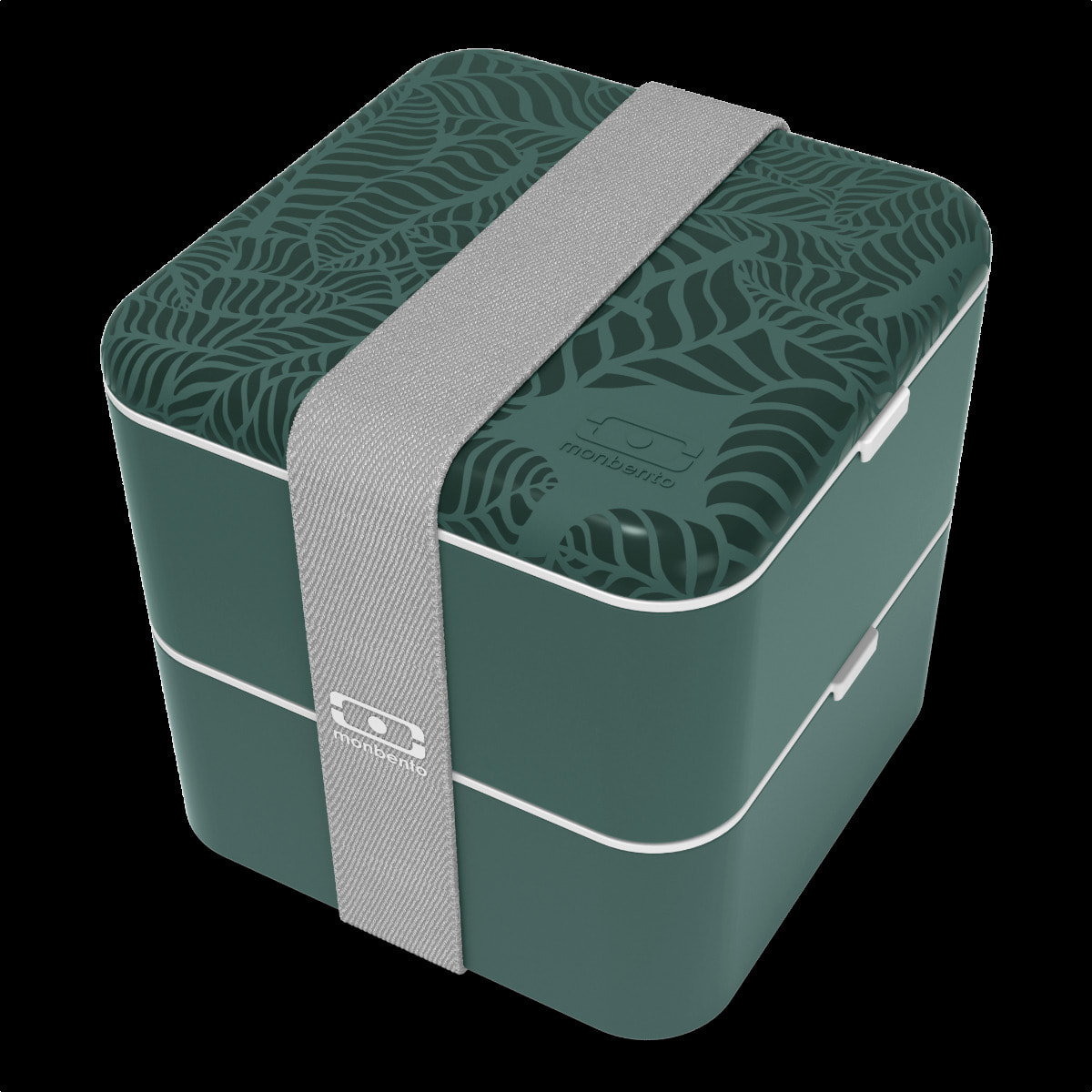 Lunch box 2 compartiments Square 1,7L Made in France  Jungle