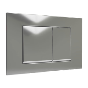 Bastidor | Pulsador Cromado | Cisterna Empotrada | Ajustable hasta 200 mm | Alday