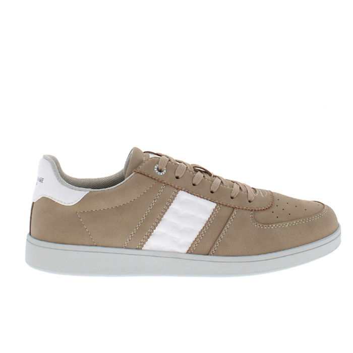 Armata di Mare Scarpe Uomo Sneakers Casual Stringate Basse con Soletta Rimovibile in Memory Foam AMU S25L711 Beige