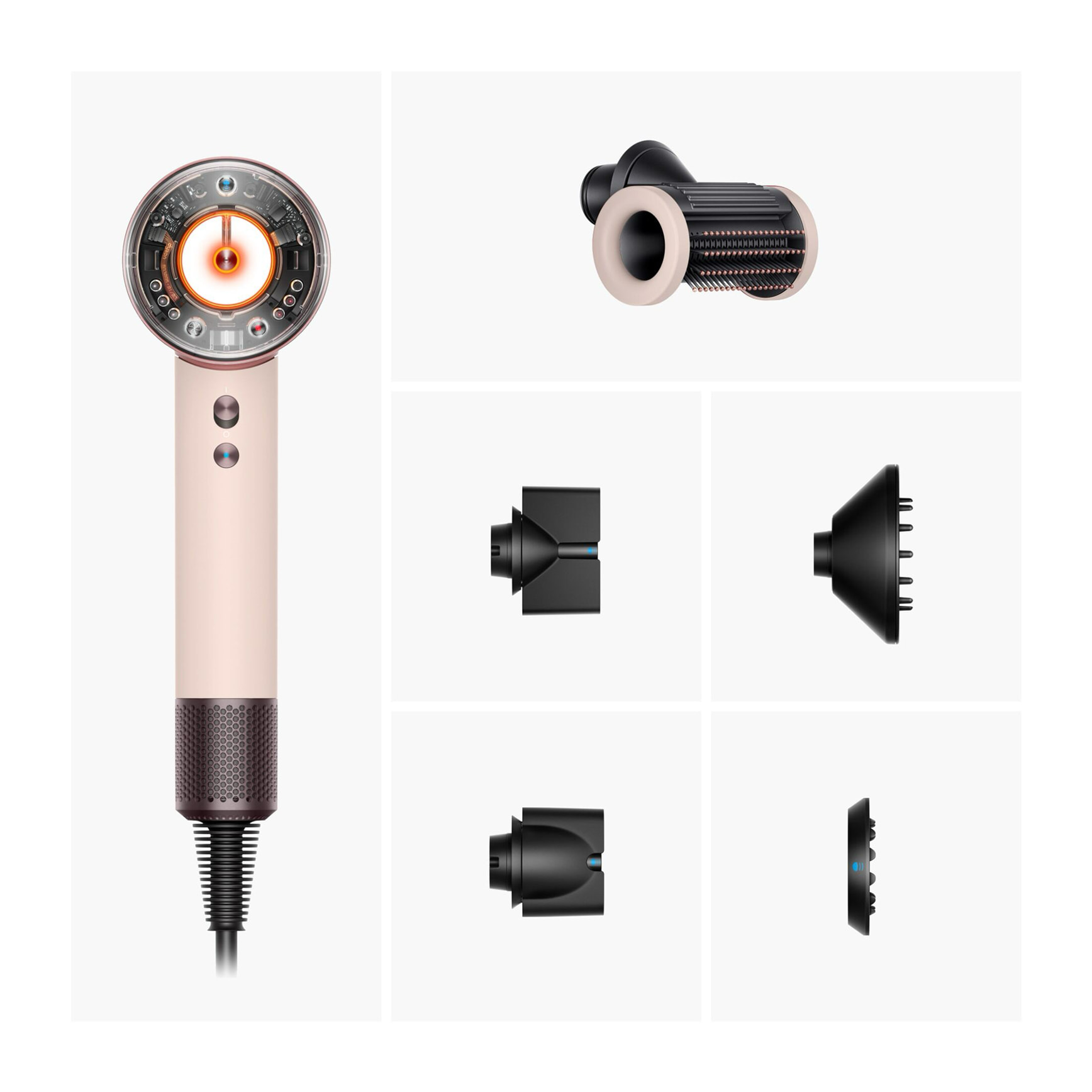 Supersonic Nural™capelli lisci e ondulati  (Rosa Cipria/Oro Rosa)