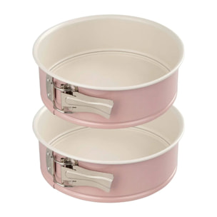 Ensemble de 2 Moules à manqué à charnière 20 cm Dr. Oetker Rétro