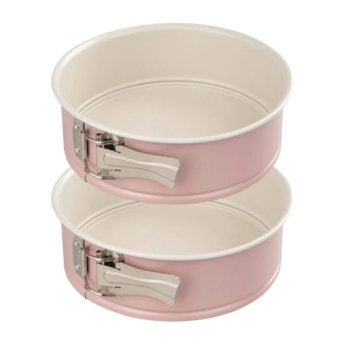 Ensemble de 2 Moules à manqué à charnière 20 cm Dr. Oetker Rétro