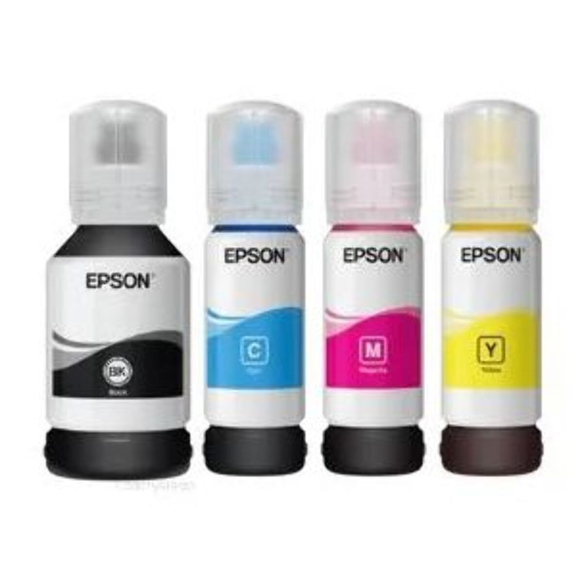 Cartouche d'encre EPSON Pack 4 Bouteilles d'Encre Ecotank 113 (Noir Pigmenté + 3 Couleurs) - C13T06B140