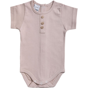 Body bebé manga corta con tapeta