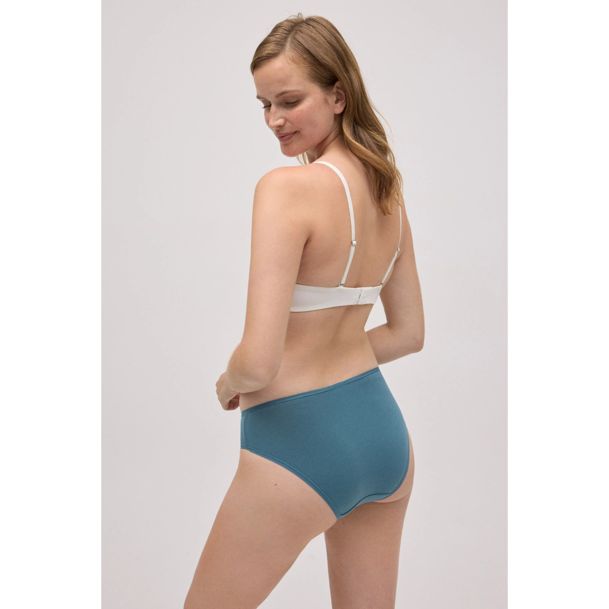 Confezione da 4 mutandine midi basico in cotone