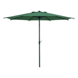 Parasol droit rond inclinable Loompa 3m vert olive