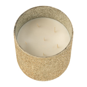 J-Line bougie parfumée Luxuria - Vanilla Escape - verre - or - large - 80H