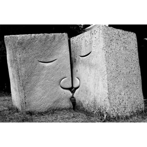 Tableau noir et blanc embrassez-vous Tableau alu Dibond