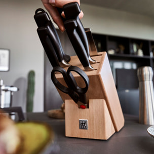 8-pcs, Bloc de couteaux, Nature