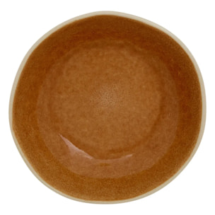Assiette creuse Wonja jaune L18,8xp18,5xH5,4cm