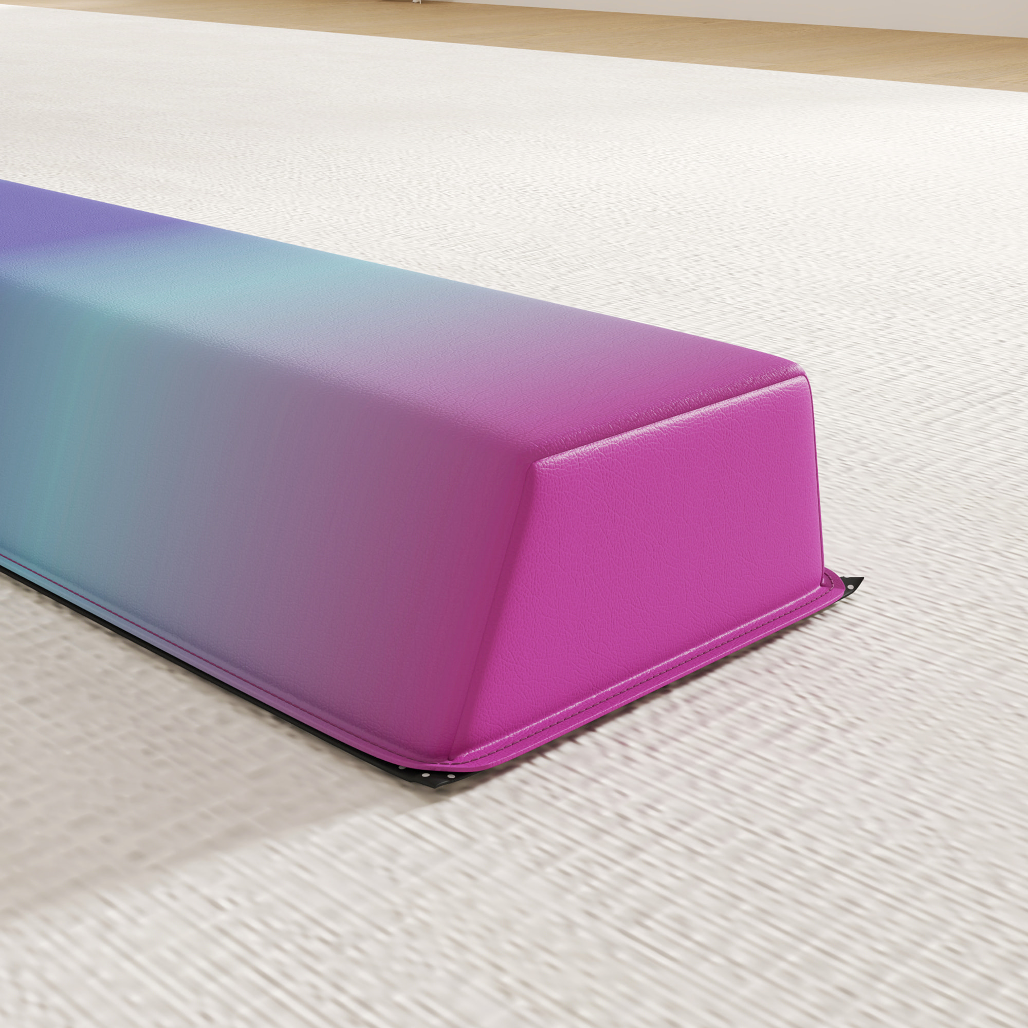 Barra de Equilibrio Gimnasia Plegable 236 cm, Barra de Gimnasia Artística con Base Antideslizante, Viga de Equilibrio para Niños, Principiantes, Gimnastas Profesionales, Entrenamiento en Casa