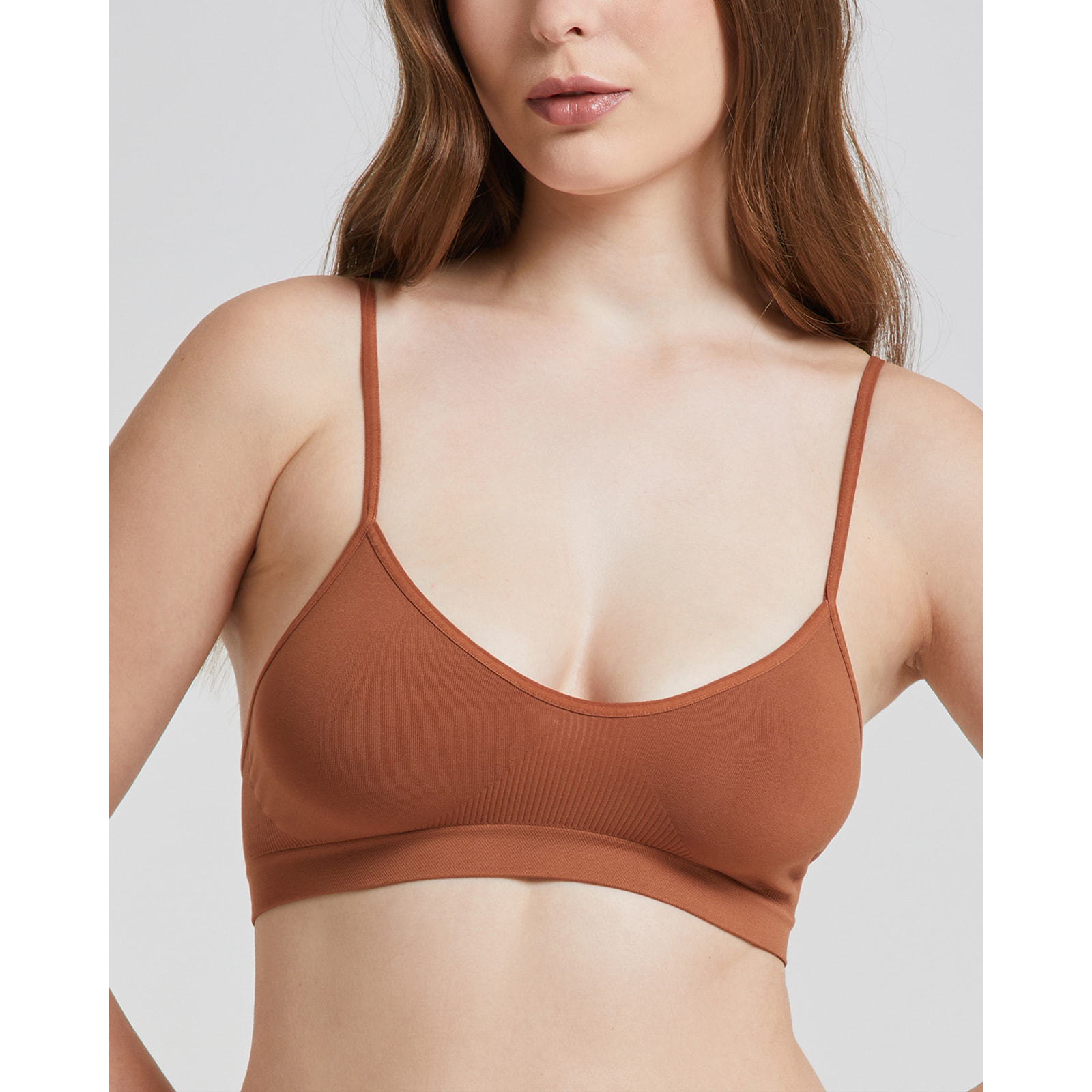 Brassiere seamless con spalline sottili X2