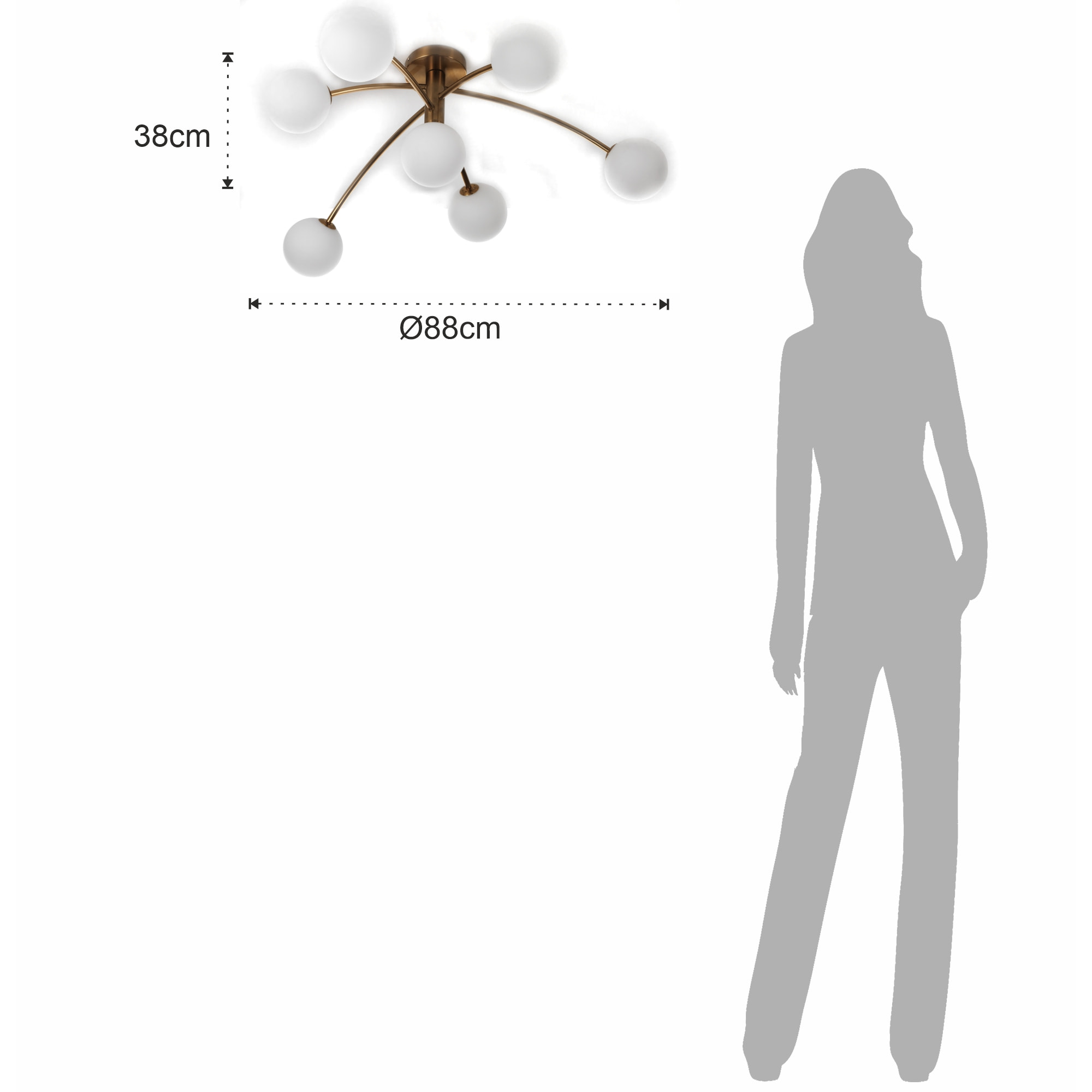 Lampadario / plafoniera ARCHES