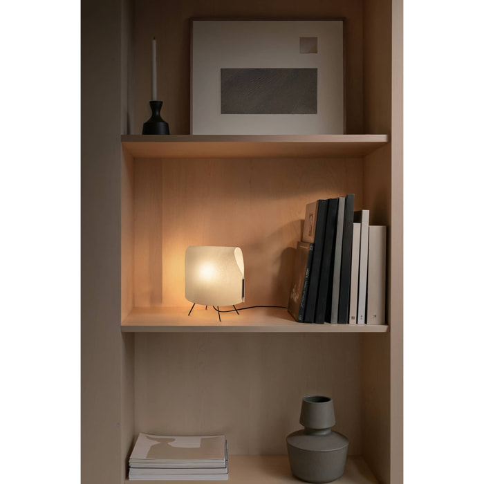 LUANG XS Lampe table noire/beige