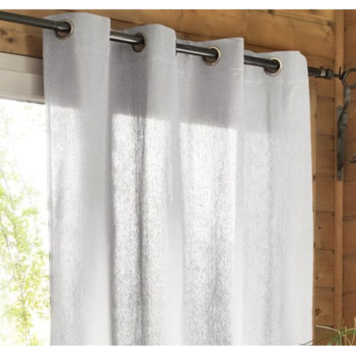 Rideau uni 100% coton Nuage