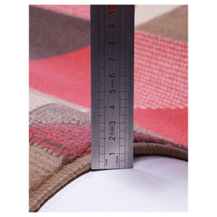 Tapis salon et chambre tissé motif géométrique DEHO