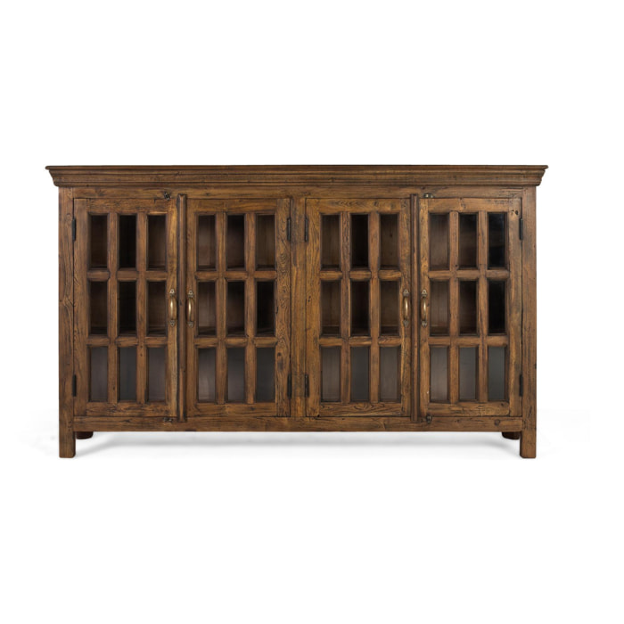 Aparador de Madera de Teca Reciclada Estilo Rústico Colonial