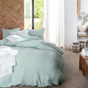 Housse de couette en gaze de coton, SIMPLEMENT GAUFRÉ