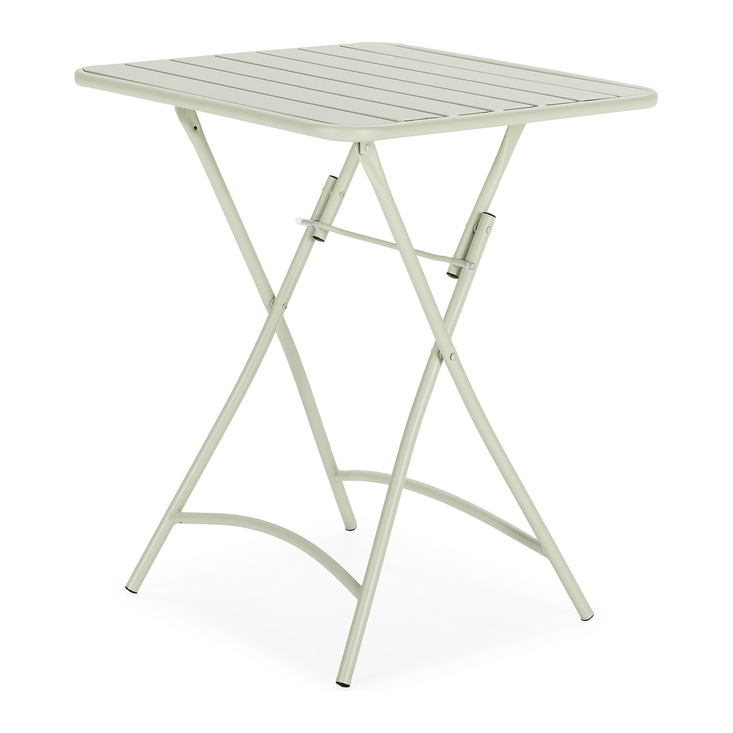 Mesa de Jardín Plegable Perla de Metal en Verde