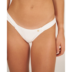 Braga de bikini semibrasileña en tejido con textura