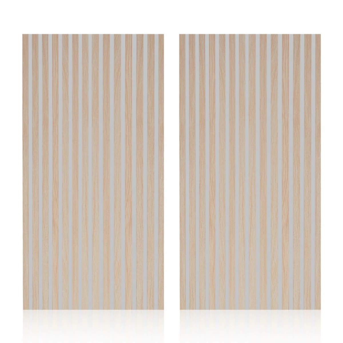 Pack 2 paneles acústicos Noiseless 120 Gris - Roble