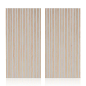 Pack 2 paneles acústicos Noiseless 120 Gris - Roble