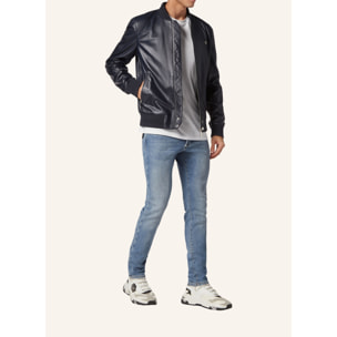 PHILIPP PLEIN Leather Bomber